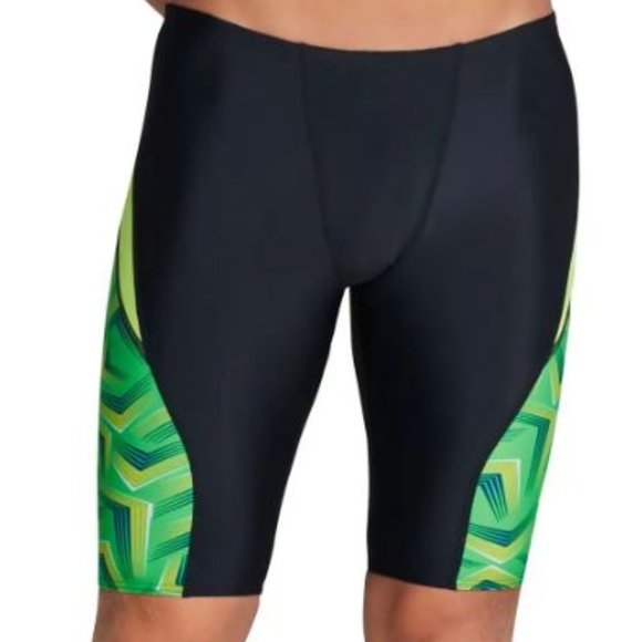 Speedo Play the Angles Jammer Swimsuit. - Picture 1 of 10